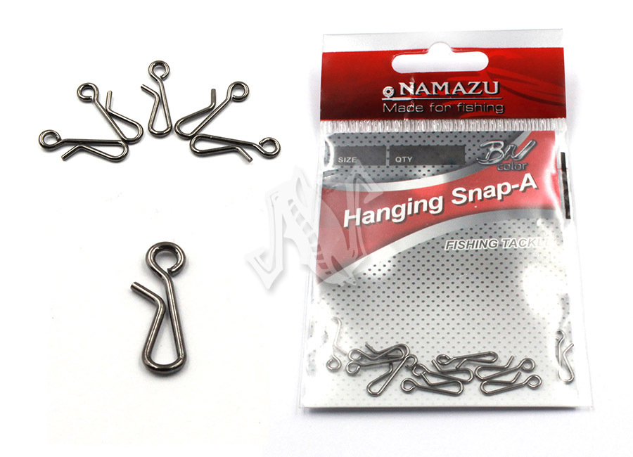 Застежка Namazu HANGING SNAP-A, цв. BN, р. 0, test-4 кг (уп.10 шт)/1500/1000/, N-FT-HSA0