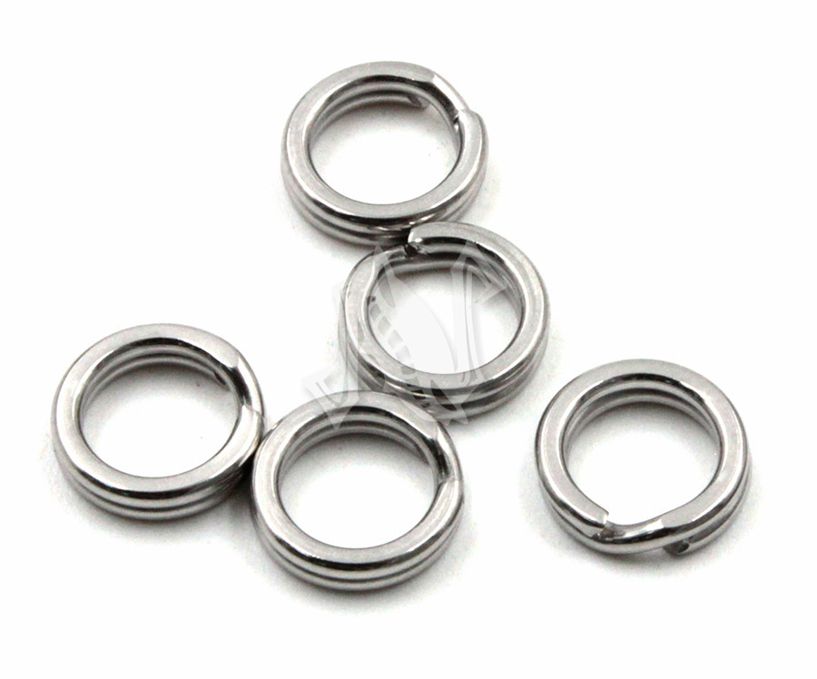 Заводное кольцо Namazu RING-A, цв. Cr, р. 6 ( d=6,3 mm), test-12 кг (уп.10 шт)/2000/3000/1000/, N-FT-RA6