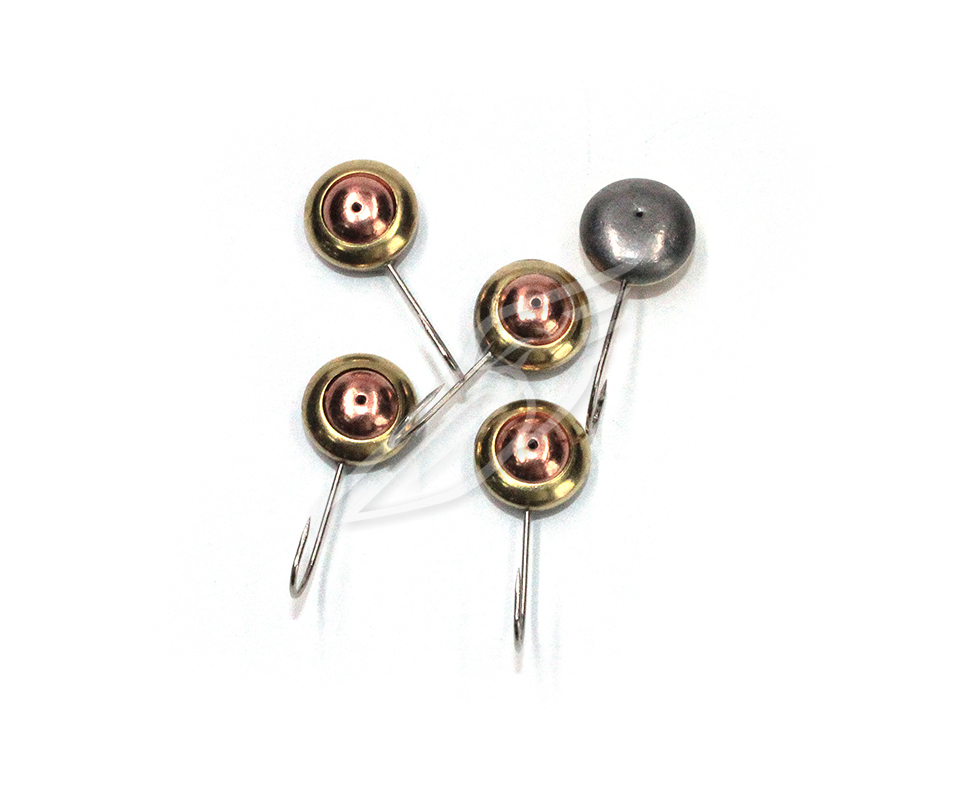 Мормышка паяная ЯМАН Глаз окуневый, вес 1,26 г, медь (уп. 5 шт.), Я-МРЛ130