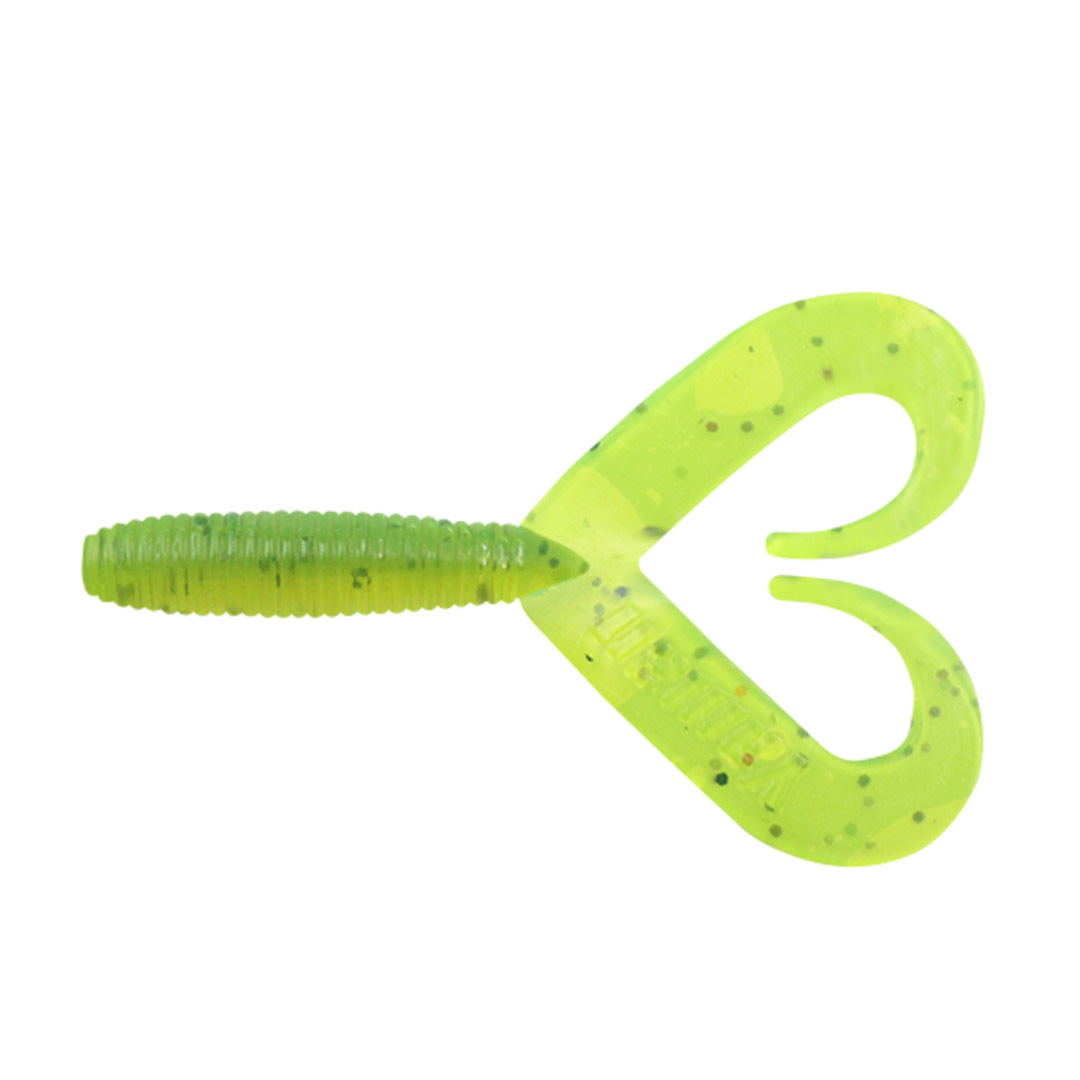 Твистер YAMAN PRO Loop-Two, р.4 inch, цвет #10 - Green pepper (уп.5 шт), YP-LT4-10