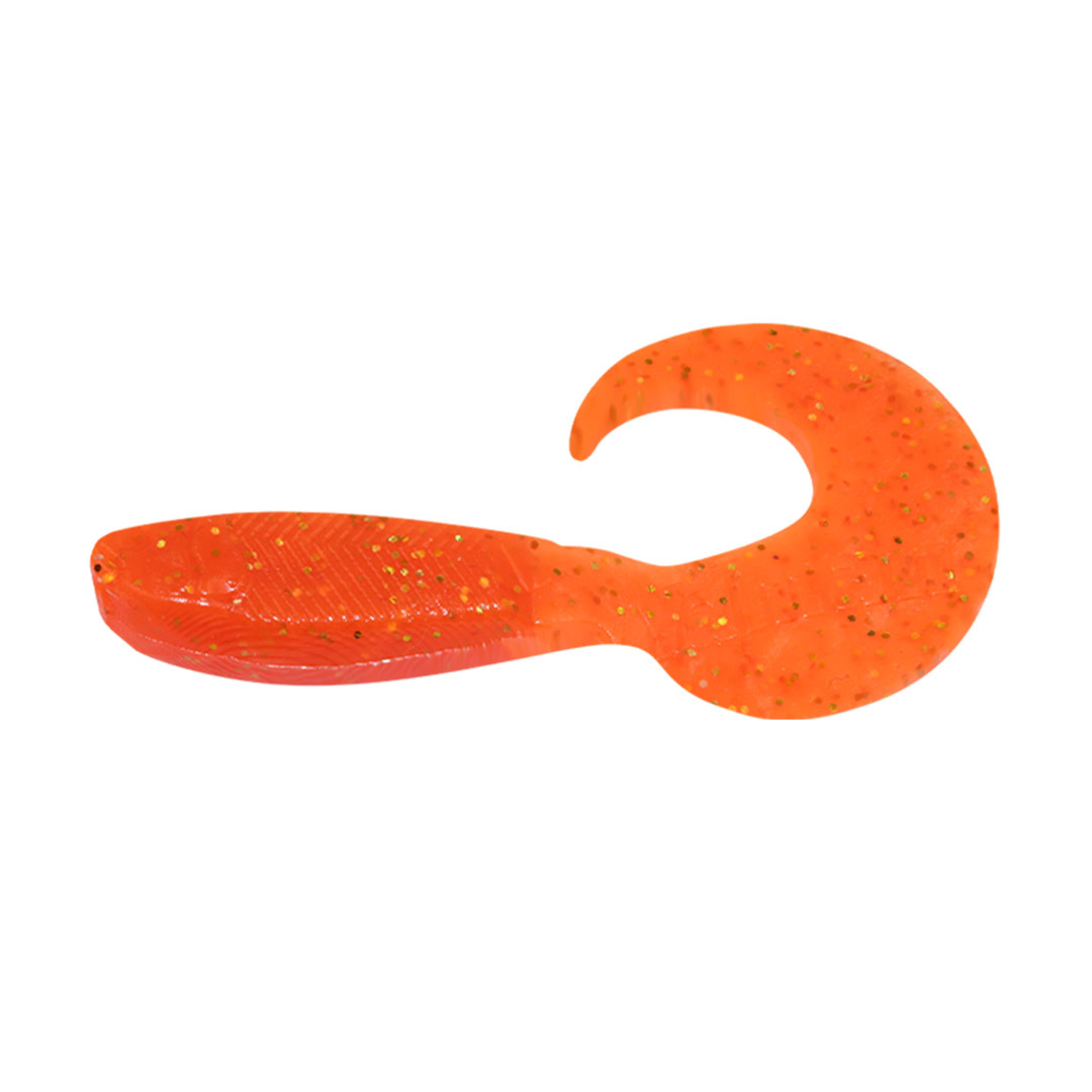 Твистер YAMAN PRO Mermaid Tail, р.3 inch, цвет #03 - Carrot gold flake (уп. 10 шт.), YP-MT3-03
