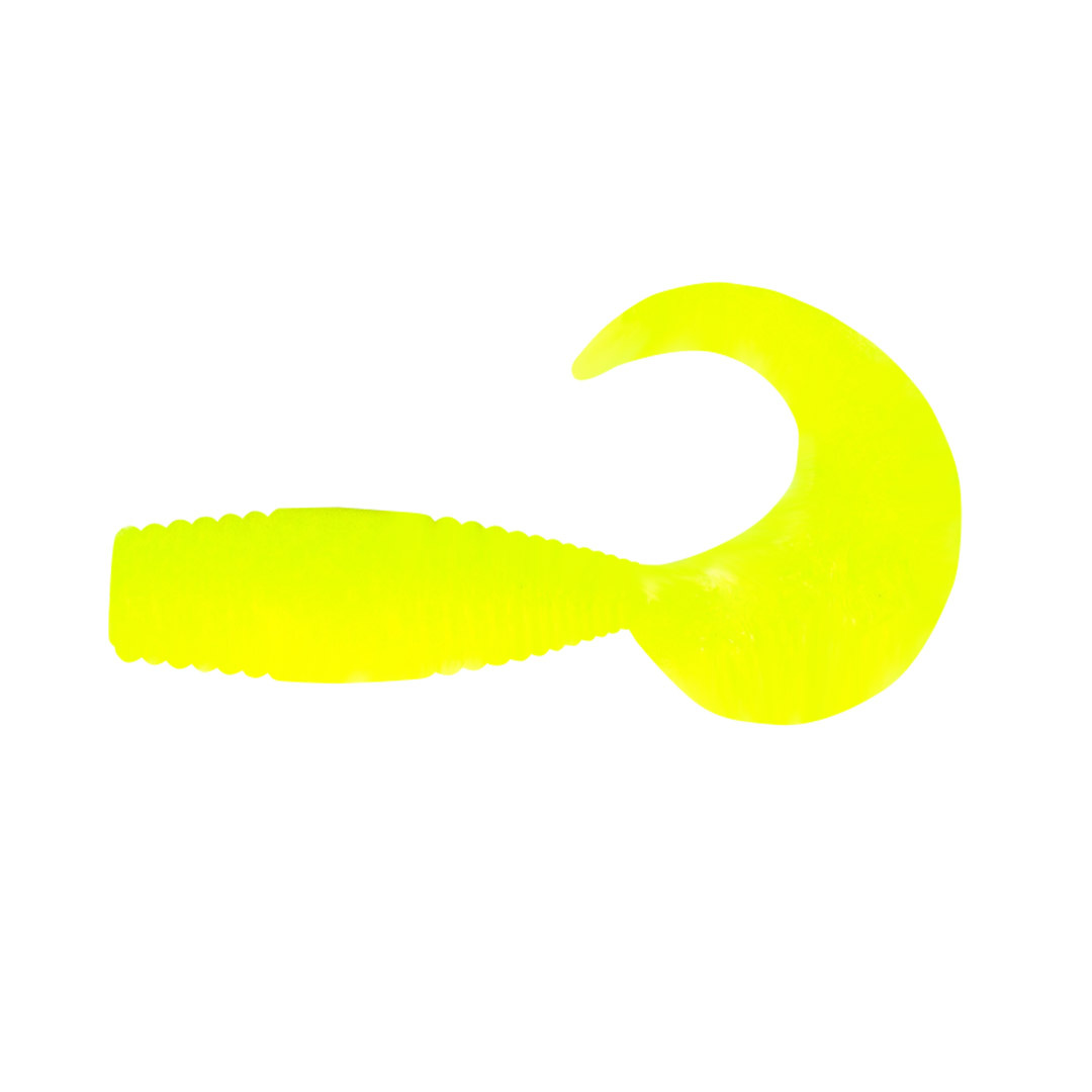 Твистер YAMAN PRO Spry Tail, р.2 inch, цвет #02 - Chartreuse (уп. 10 шт.), YP-ST2-02