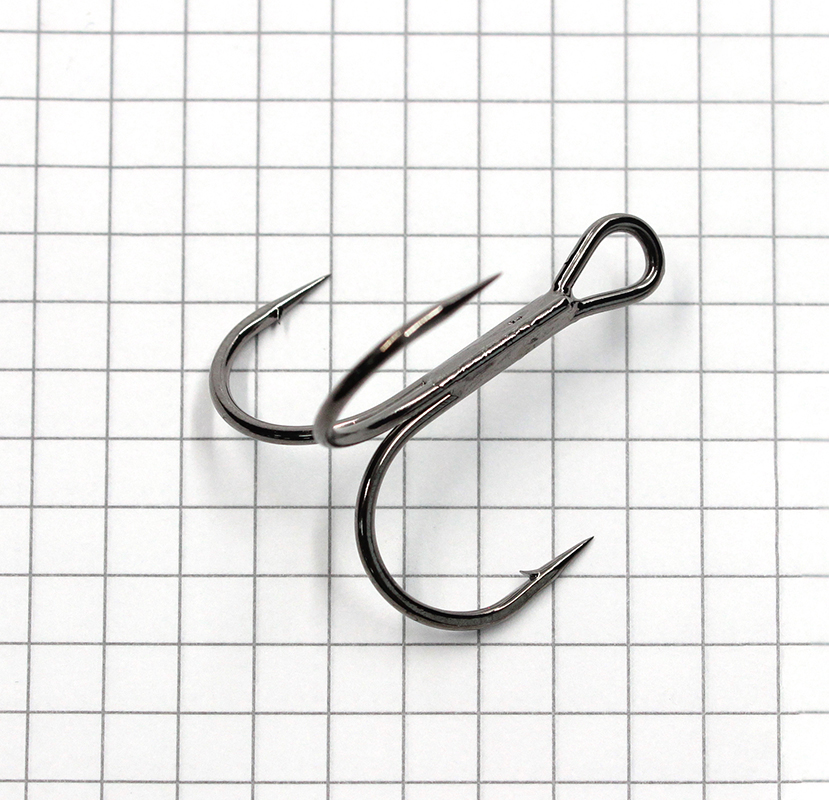 Крючок Namazu «Round treble», размер 1/0 (INT), цвет BN, тройник (50 шт.)/132/120/, N-HRT1/0BN