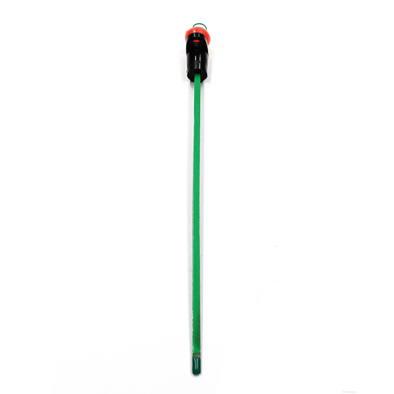 Сторожок ЯМАН Балансирный №1 БП, L-135 мм, толщ. 0,2 мм, шир. 3 мм, зеленый (уп. 5 шт.), Я-РС139