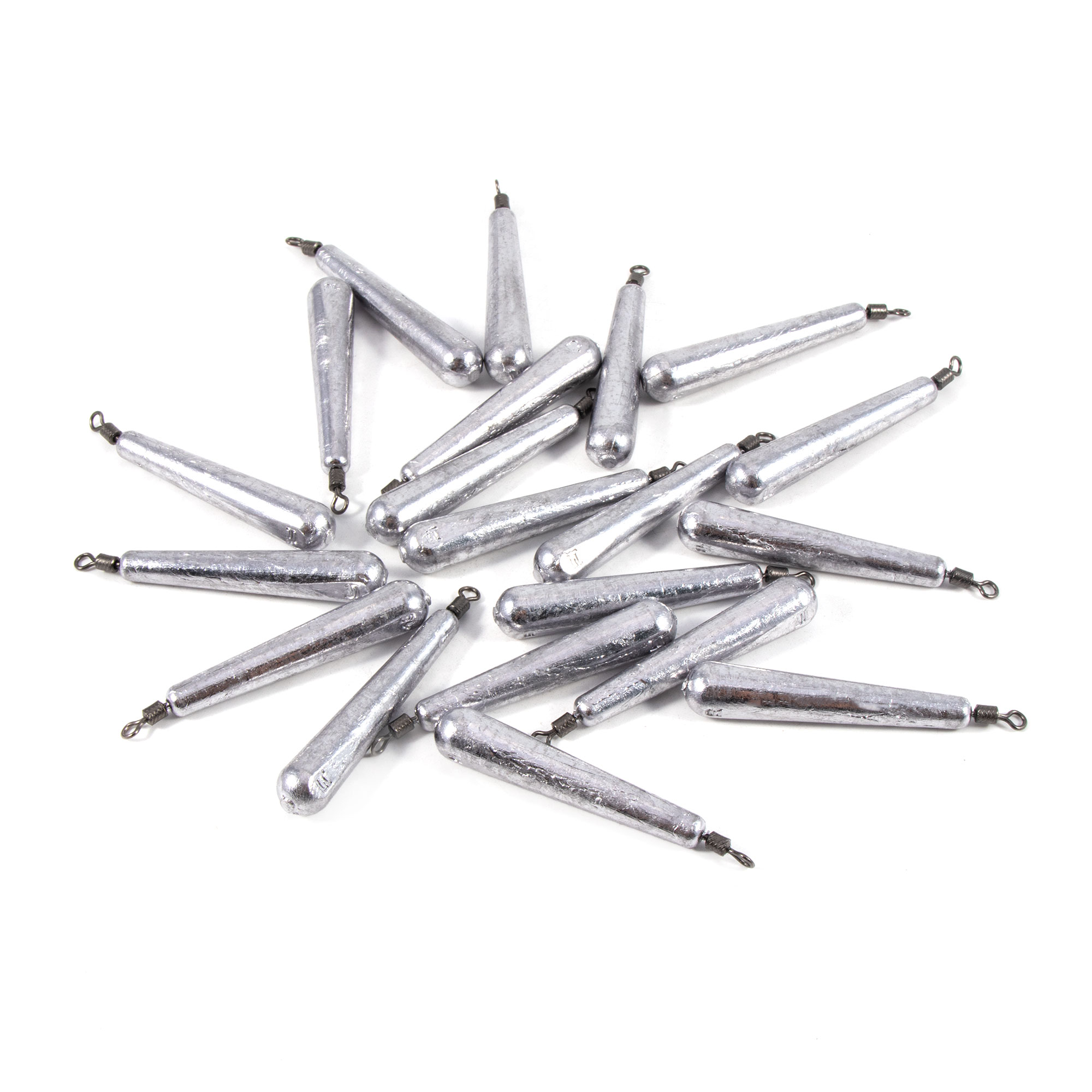 Груз Оливка вытянутая с вертлюгом ЯМАН (20 шт.) - 18 гр./800/, Я-ГОВВ-18-20