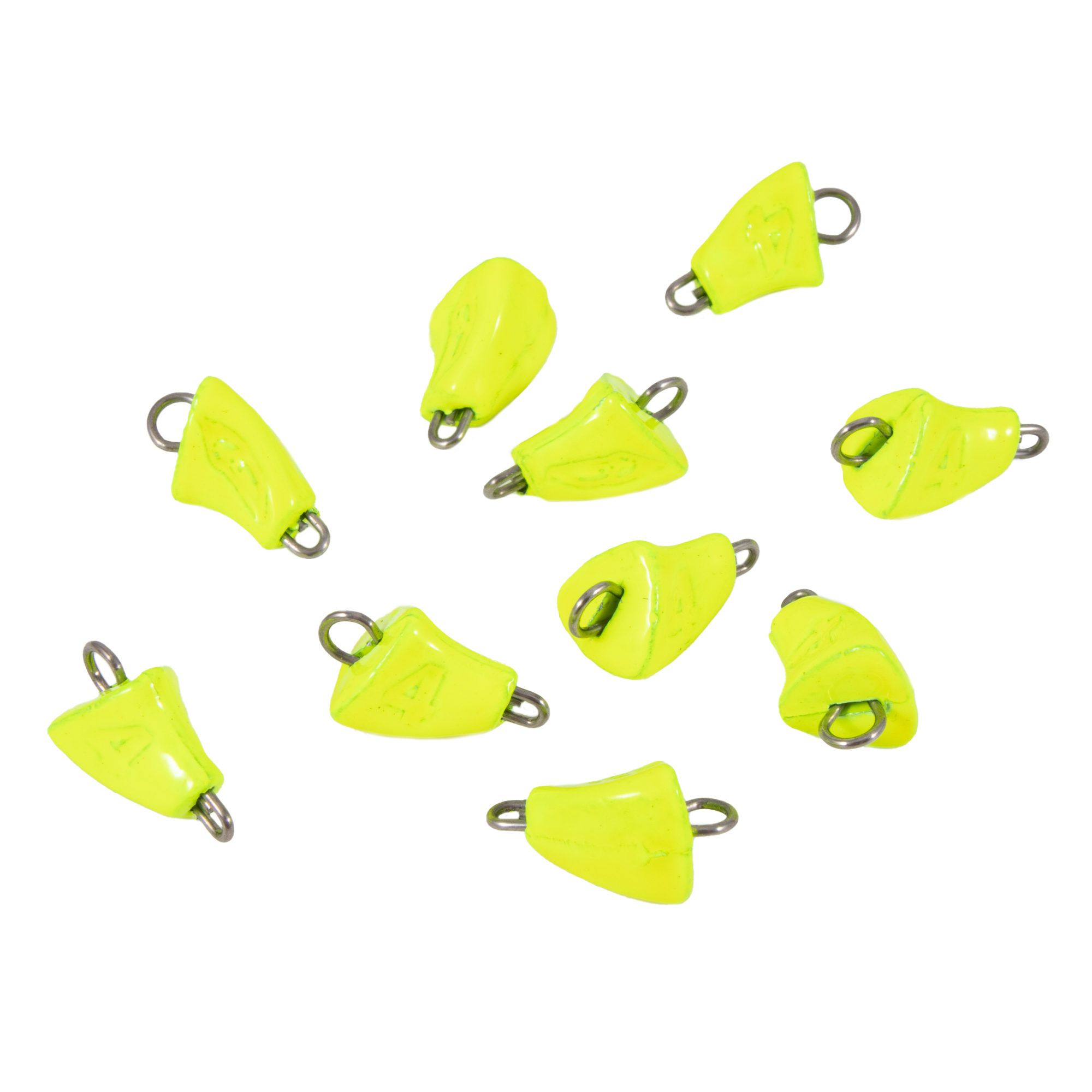 Груз Пуля-эксцентрик окрашенный разборный ЯМАН (10 шт.) - 4 гр., жёлтый/750/, Я-ГЭОР-4-10Ж